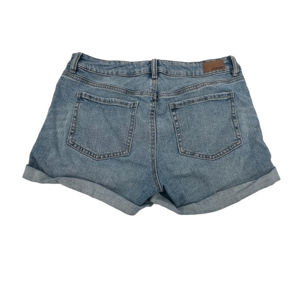 Garage Girlfriend Distressed Cuffed Hem Denim Jean Shorts Size 5 Women’s - Picture 3 of 7